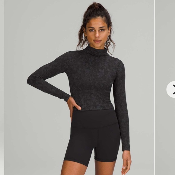 Lululemon All Aligned Mock Neck Long Sleeve Shirt - Picture 1 of 5